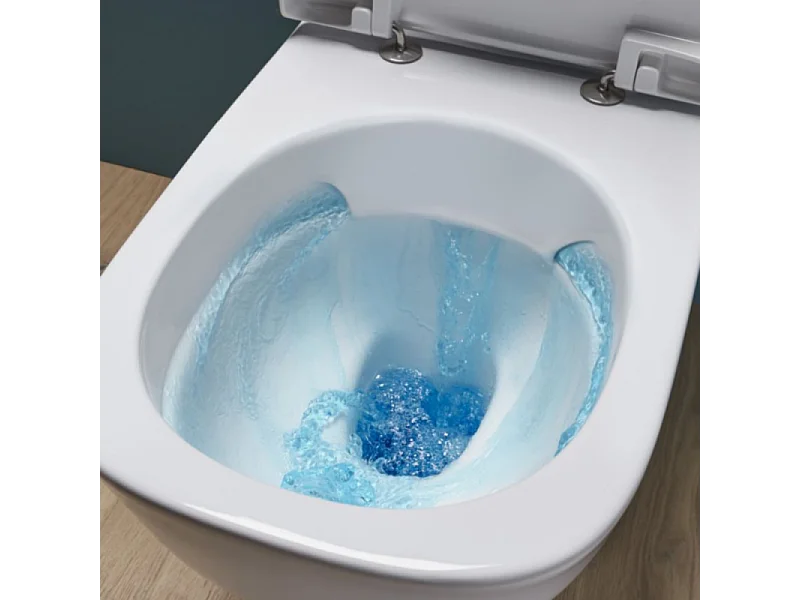 Jacob Delafon - Pack WC suspendu sans bride Struktura + abattant + plaque + bâti