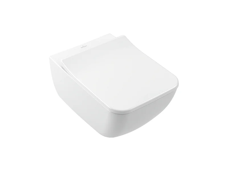 Cuvette WC suspendu sans bride VILLEROY & BOCH Venticello avec abattant frein de chute déclipable