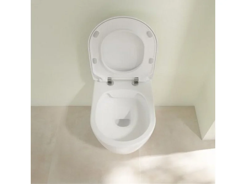 Cuvette WC suspendu Villeroy & Boch Avento + abattant frein de chute slim