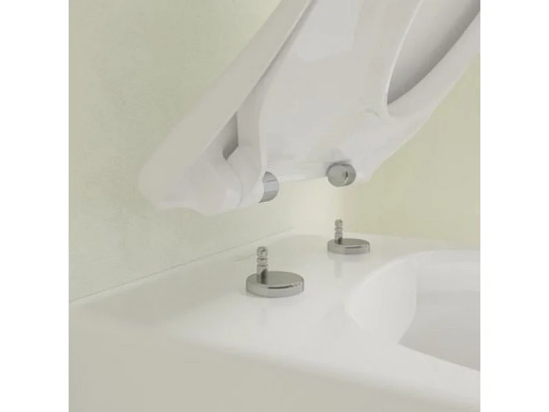 Cuvette WC suspendu Villeroy & Boch Avento + abattant frein de chute slim