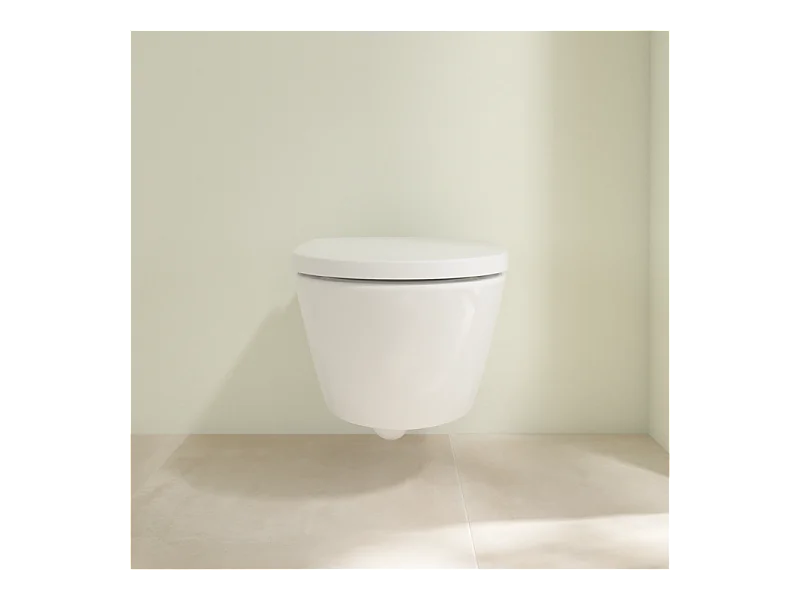 Combipack modèle suspendu VILEROY ET BOCH Subway 3.0 TwistFlush blanc