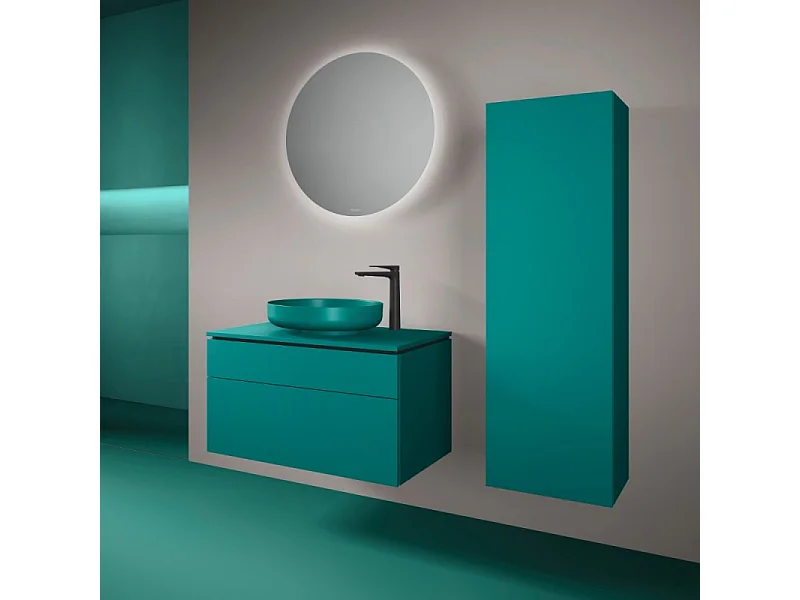 Mitigeur lavabo taille XL DURAVIT Tulum Freshstart noir mat sans tirette ni vidage