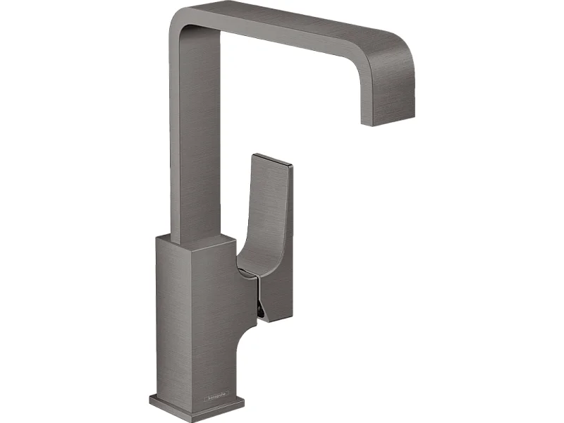 HANSGROHE Mitigeur lavabo Metropol 230 poignée manette, bonde Push-Open noir chromé brossé