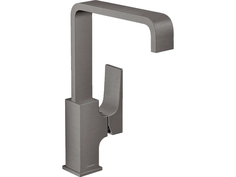 HANSGROHE Mitigeur lavabo Metropol 230 poignée manette, bonde Push-Open noir chromé brossé