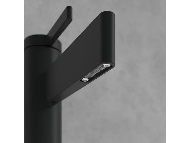 Mitigeur lavabo droit VILLEROY ET BOCH Dawn sans tirette Noir mat