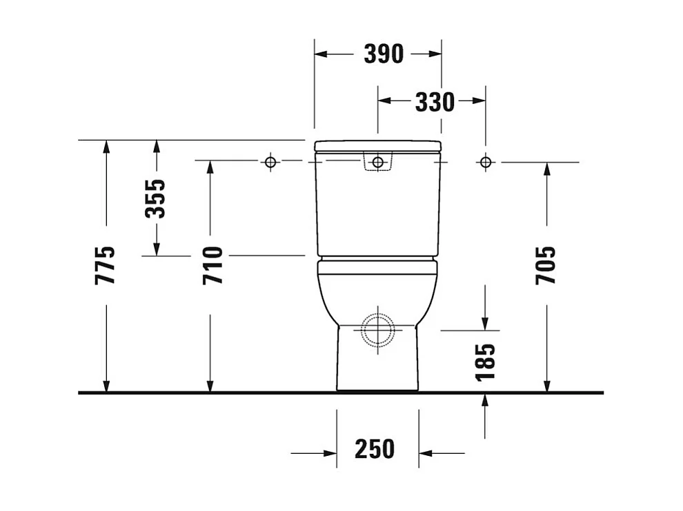 WC à poser DURAVIT Duravit No.1 avec abattant frein de chute