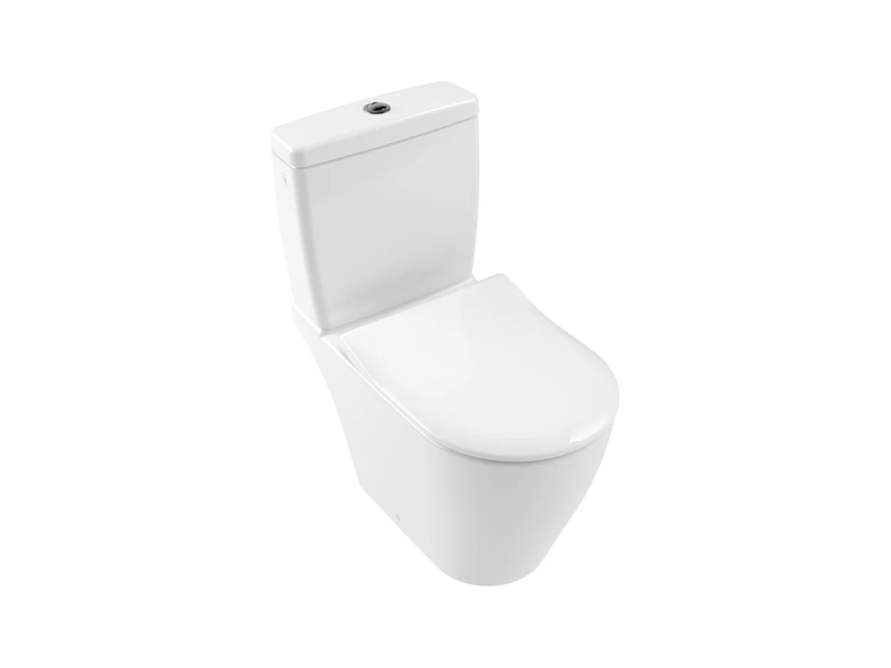 WC à poser compact sans bride VILLEROY ET BOCH Avento avec abattant