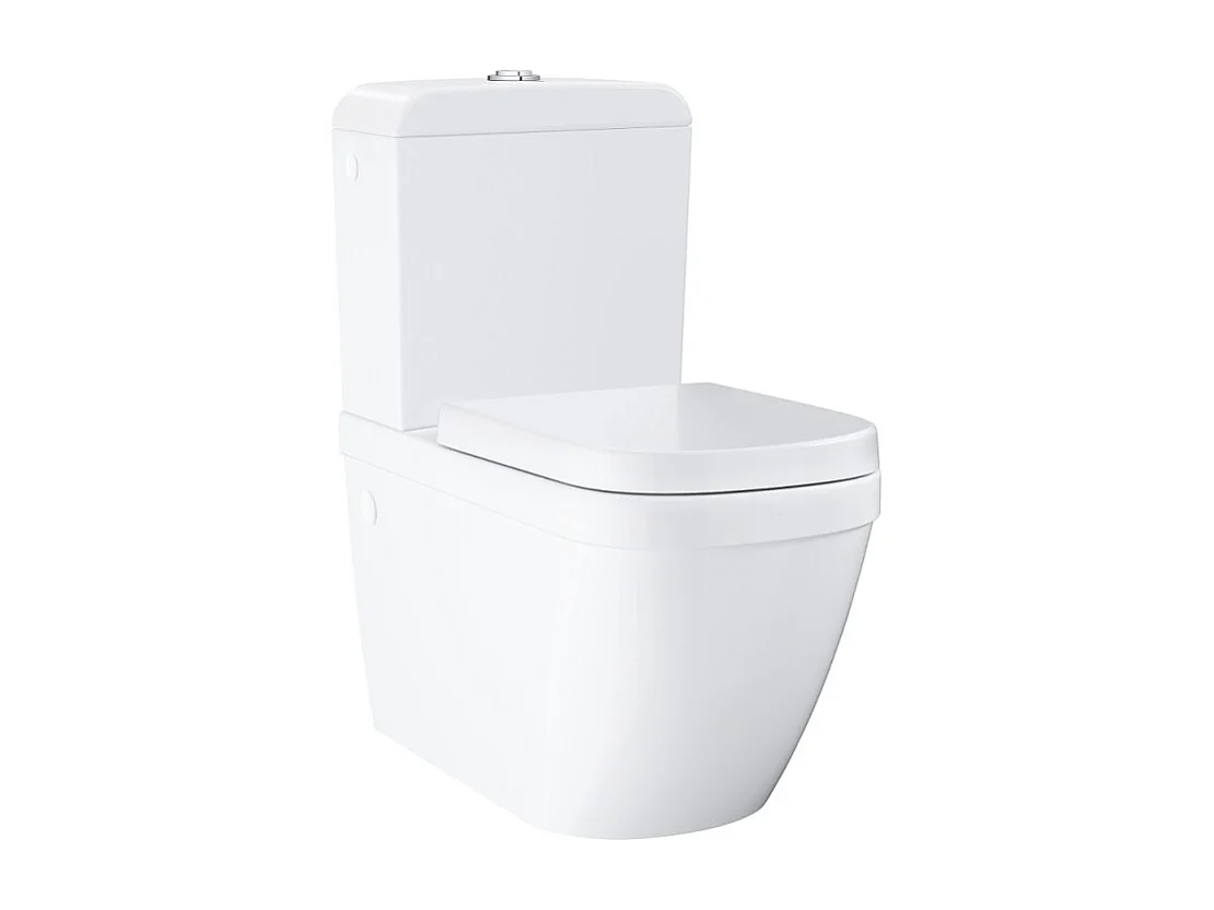 GROHE WC à poser sans bride Euro Ceramic + abattant et nettoyant