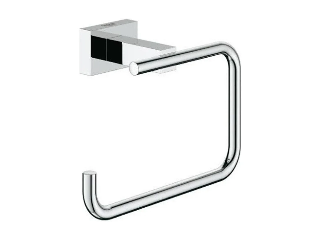 GROHE Pack WC à poser Bau Ceramic quickfix + Accessoires salle de bain Essentials Cube
