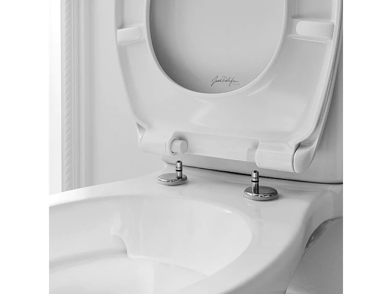 WC à poser sans bride JACOB DELAFON Gaspard + gel WC Economie d'eau