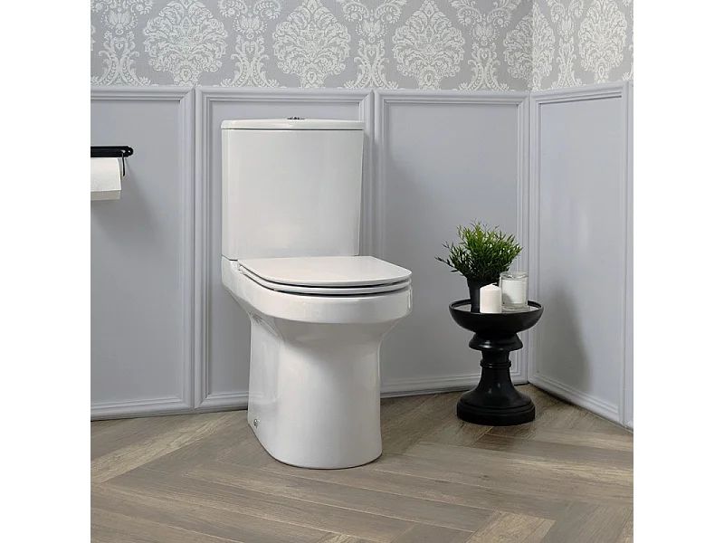 WC au sol sans bride JACOB DELAFON Elite + abattant extraplat + nettoyant