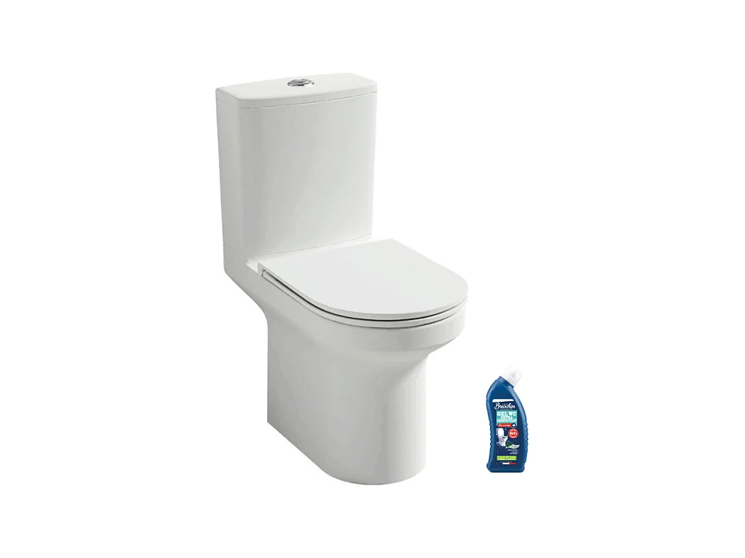 WC au sol sans bride JACOB DELAFON Elite + abattant extraplat + nettoyant