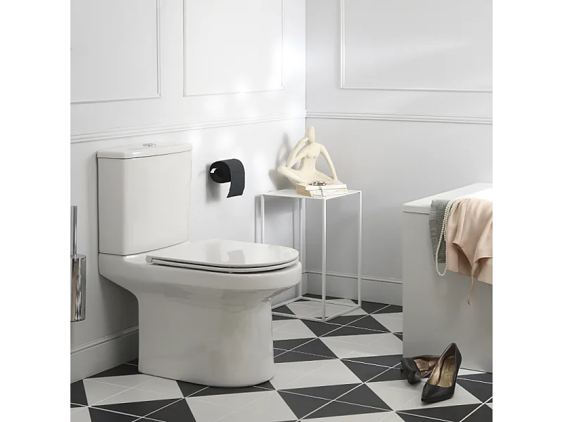 WC à poser sans bride sortie horizontale JACOB DELAFON Elite avec abattant frein de chute + Gel WC