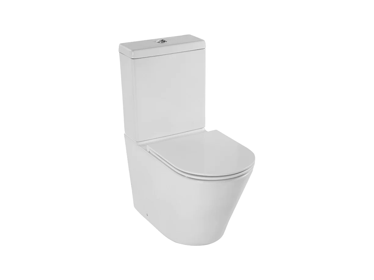 WC au sol sans bride JACOB DELAFON Rodin+ sortie vario avec abattant