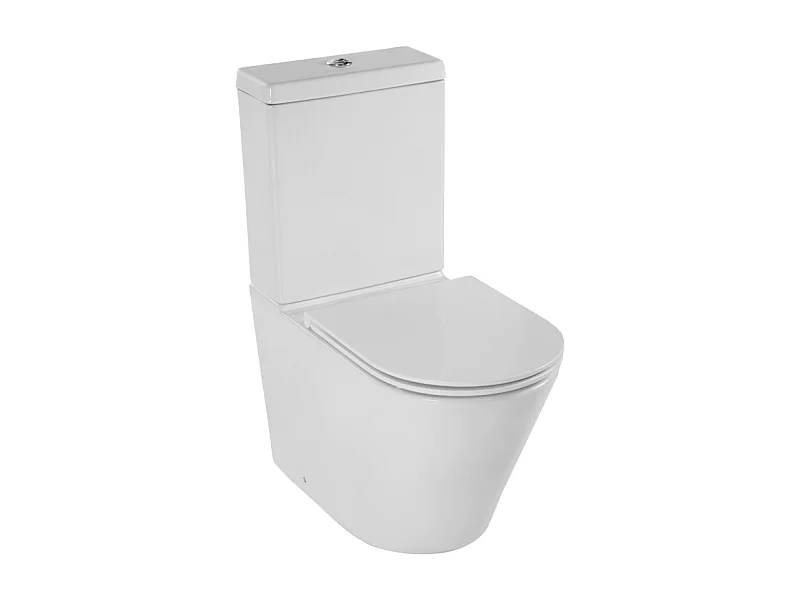 WC au sol sans bride JACOB DELAFON Rodin+ sortie vario avec abattant