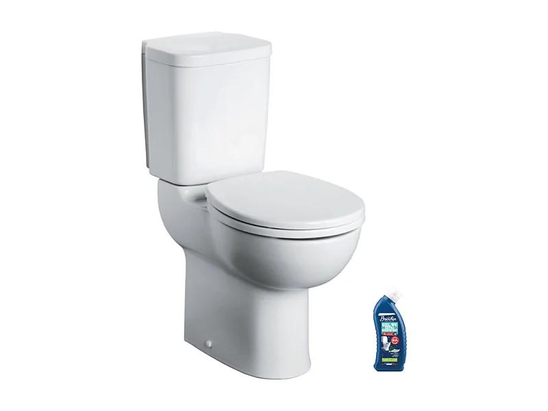 WC à poser PMR sortie horizontale PORCHER Matura 2 + nettoyant