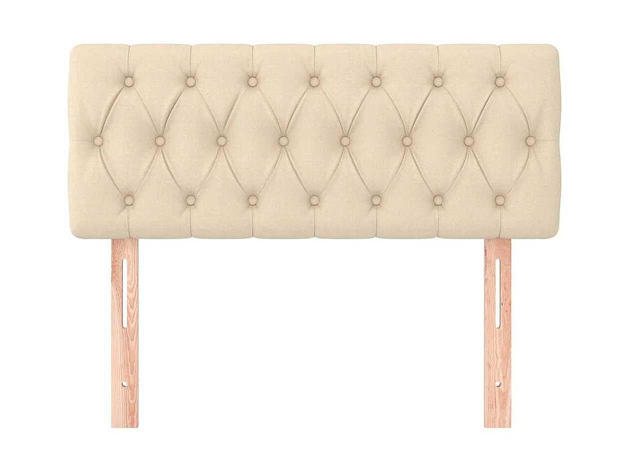 Tête de lit Crème 90x7x78/88 cm Tissu