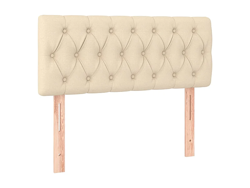 Tête de lit Crème 90x7x78/88 cm Tissu