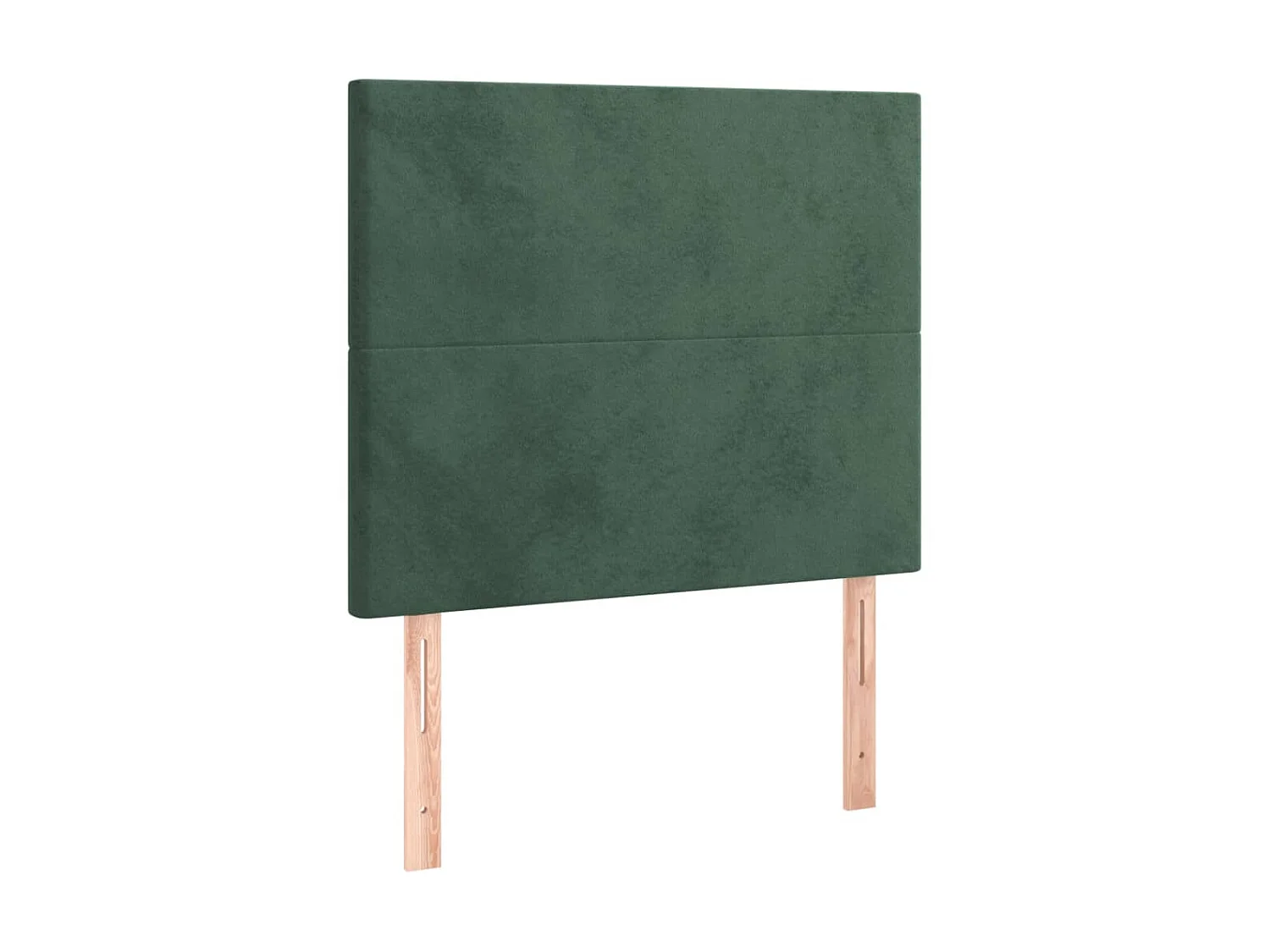 Tête de lit à LED Vert foncé 80x5x118/128 cm Velours