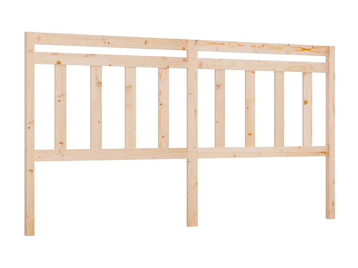 Tête de lit 206x4x100 cm Bois massif de pin