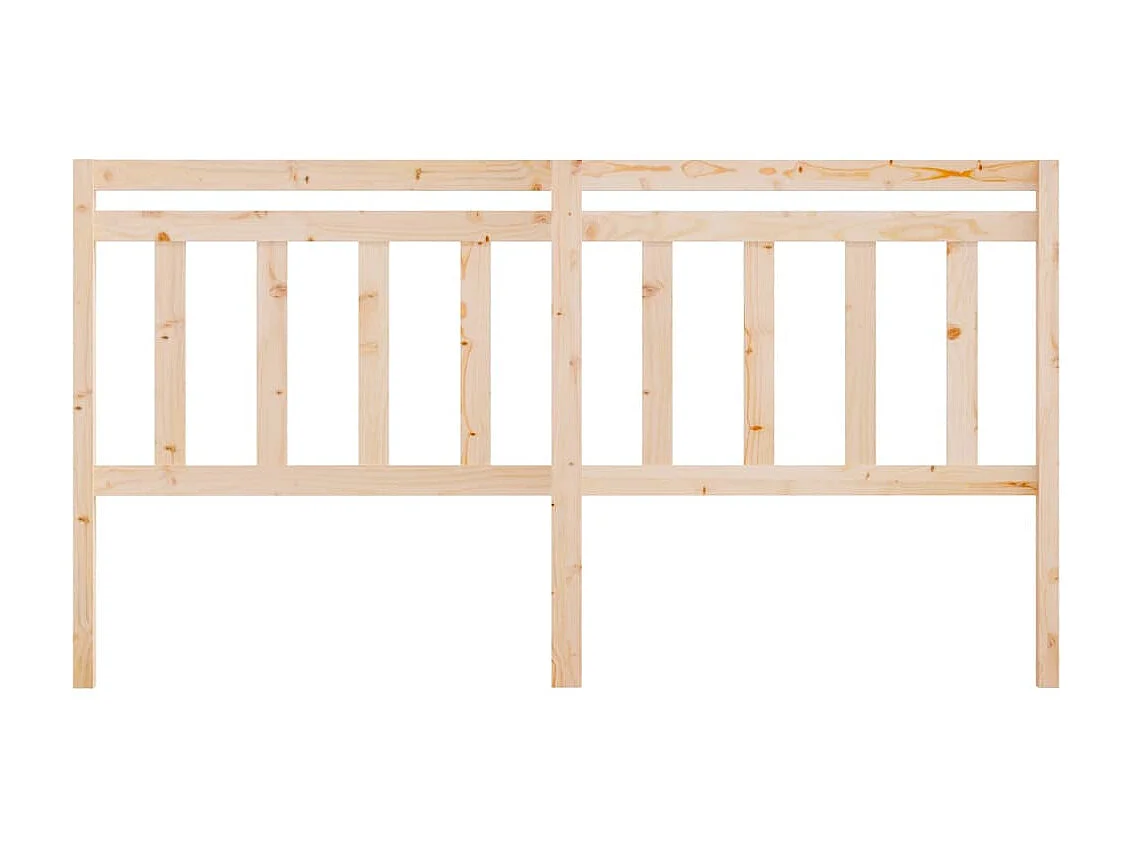 Tête de lit 206x4x100 cm Bois massif de pin