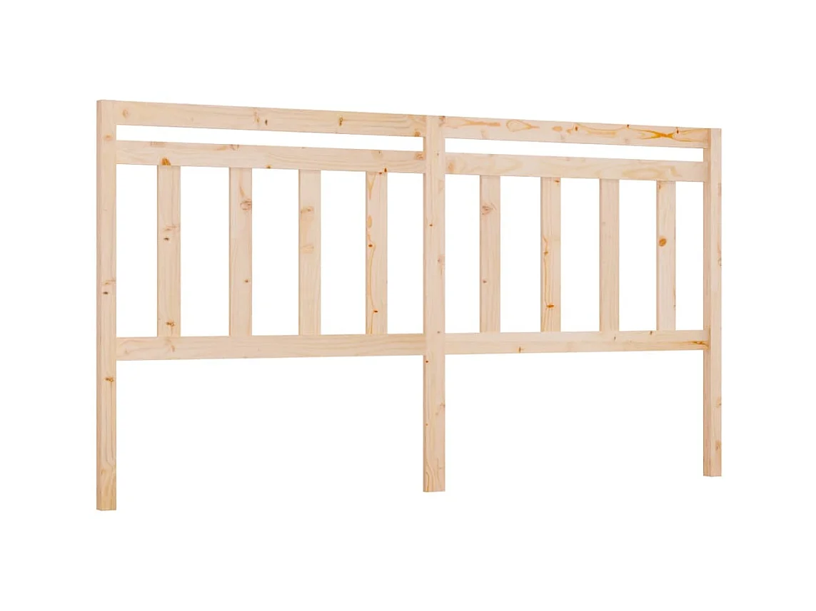Tête de lit 206x4x100 cm Bois massif de pin