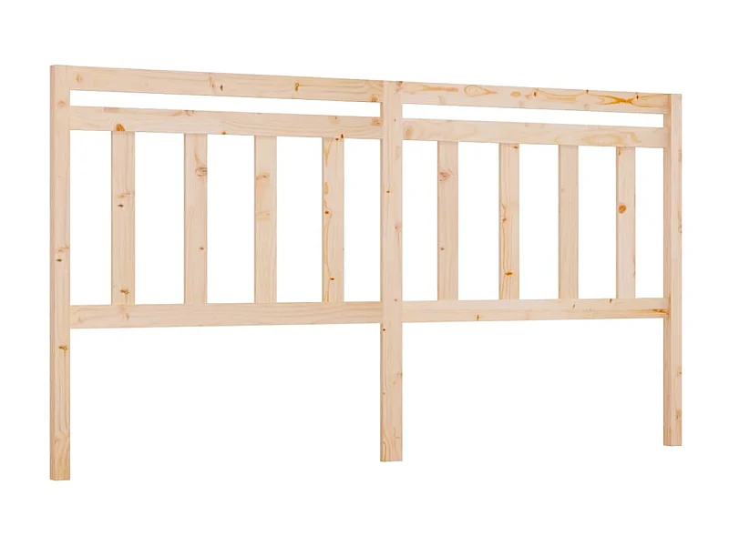 Kopfteil 206x4x100 cm Massives Kiefernholz