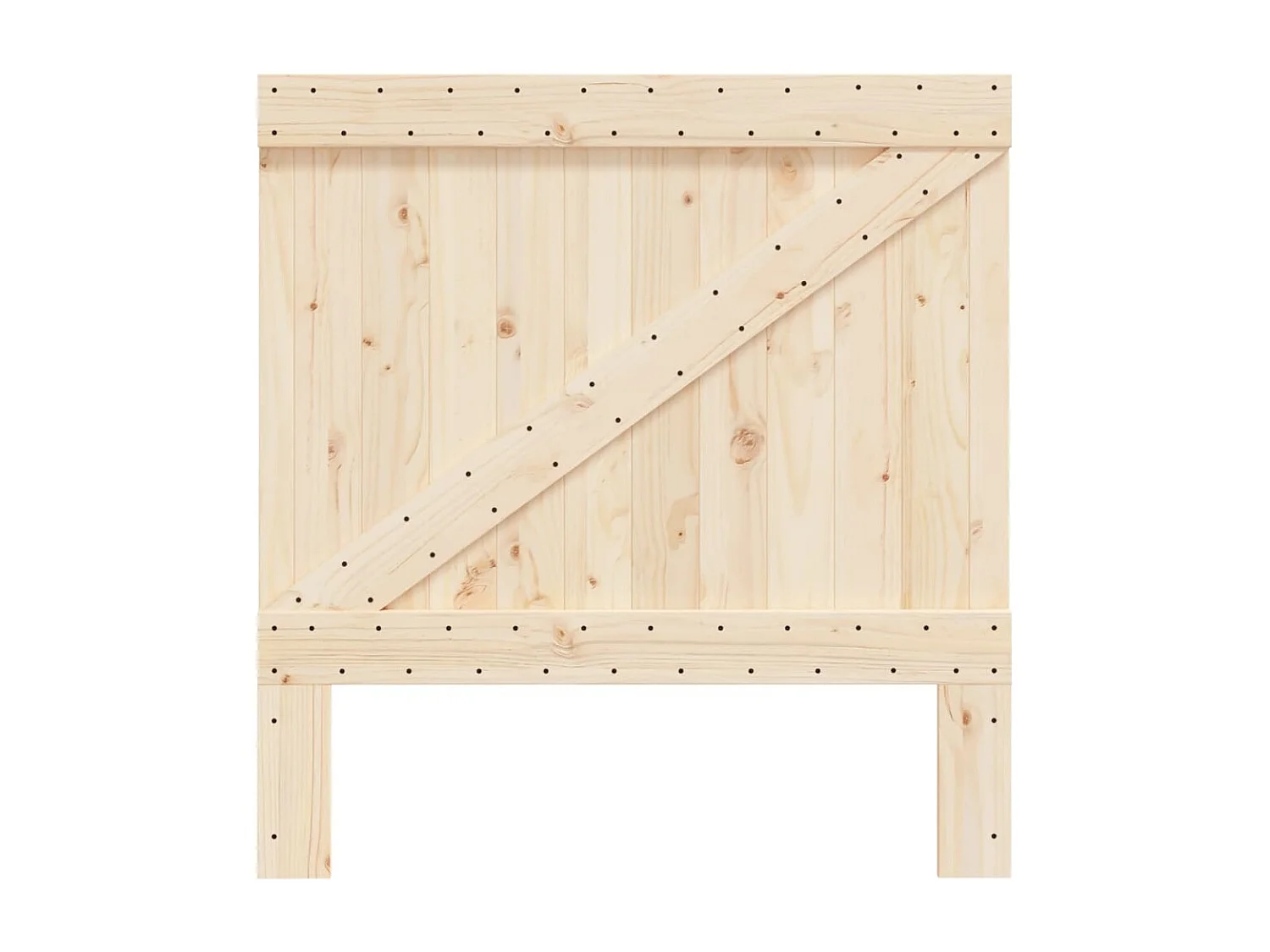 Tête de lit 100x104 cm bois massif de pin