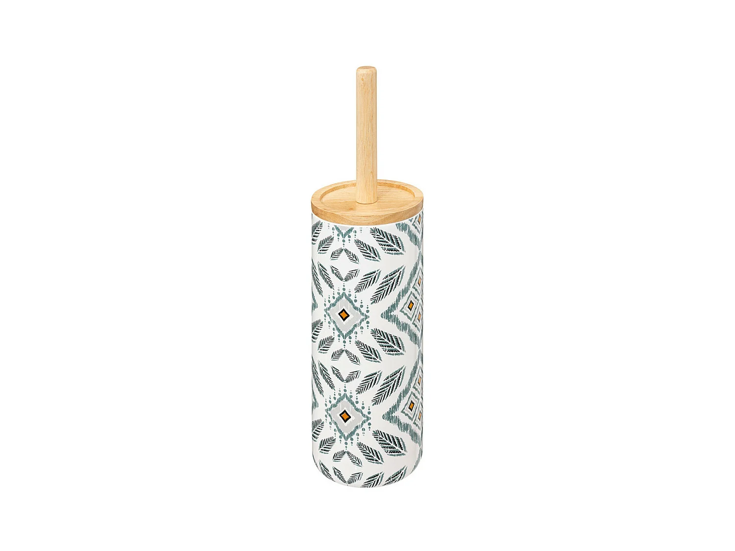 WC-Bürste mit ethnischen Mustern 10 x 37 cm