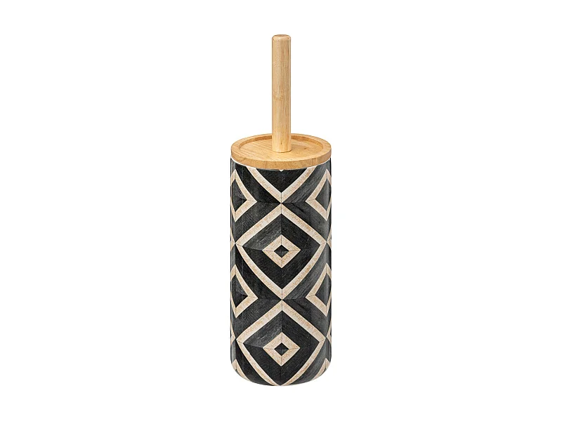 Cepillo de baño con motivos negros