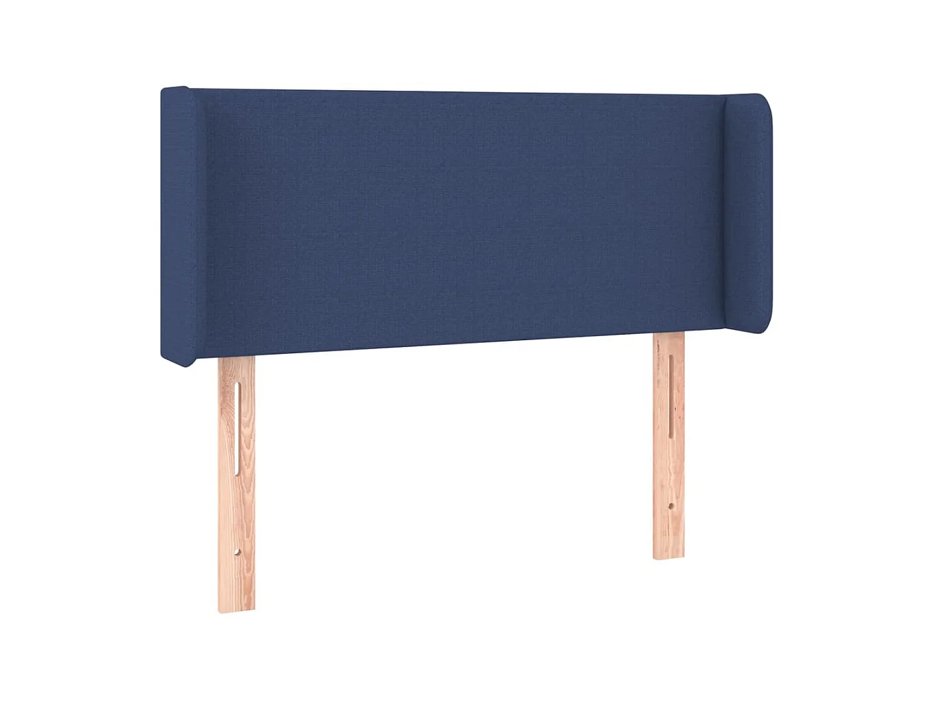 Tête de lit avec oreilles Bleu 83x16x78/88 cm Tissu