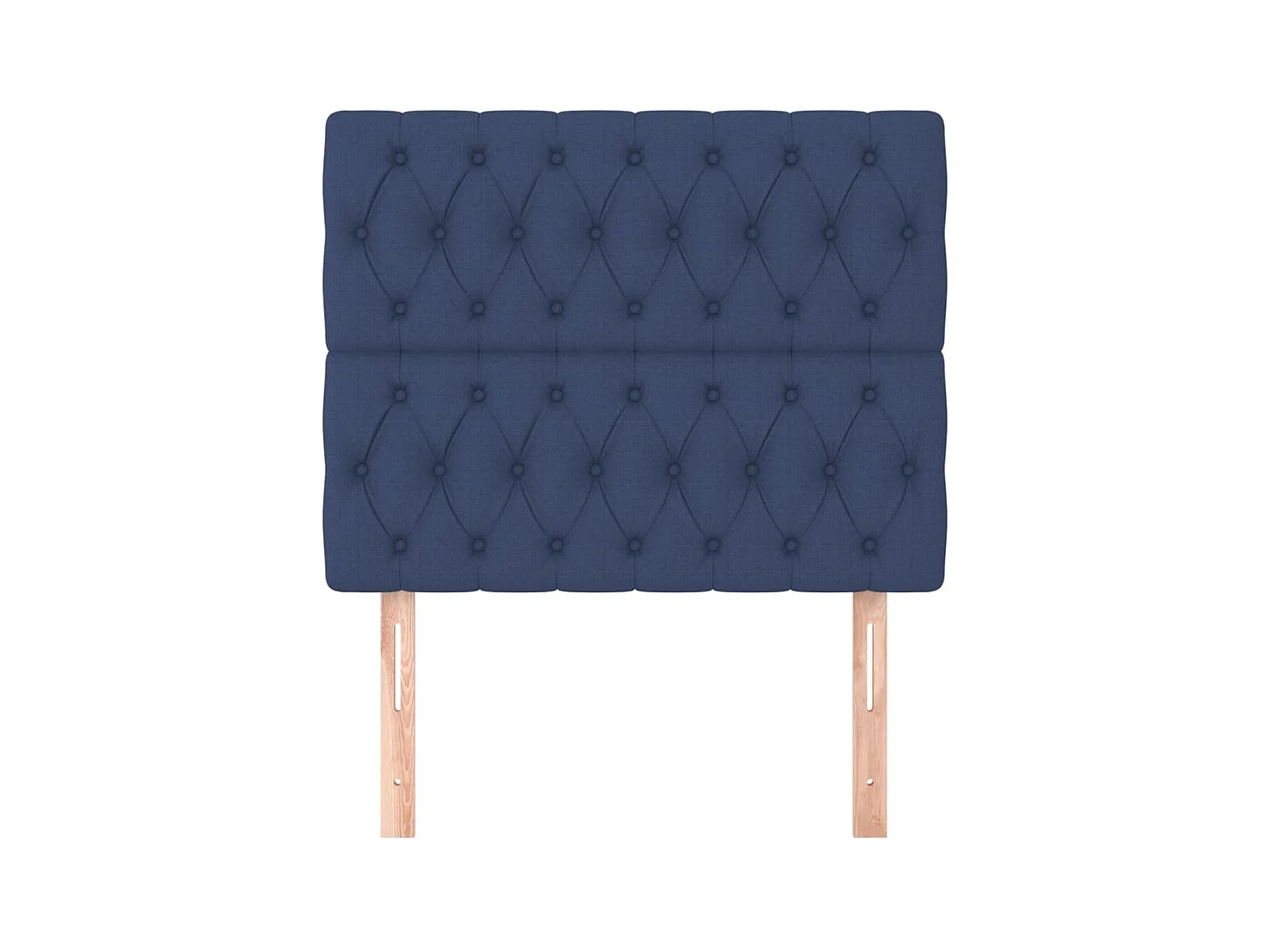 Testiere 2 pz Blu 100x7x78/88 cm Tessuto
