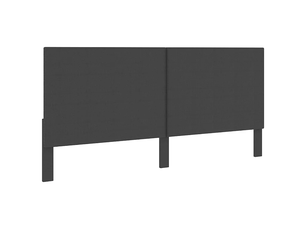 Tête de lit Gris foncé Tissu 200x200 cm