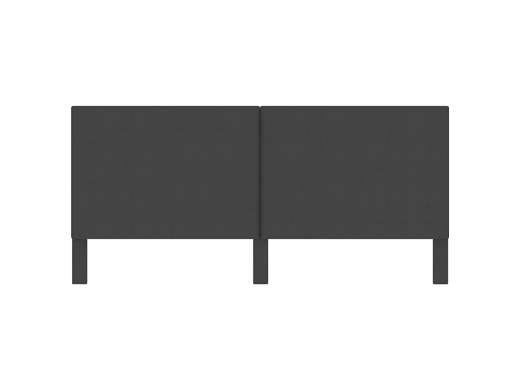 Tête de lit Gris foncé Tissu 200x200 cm