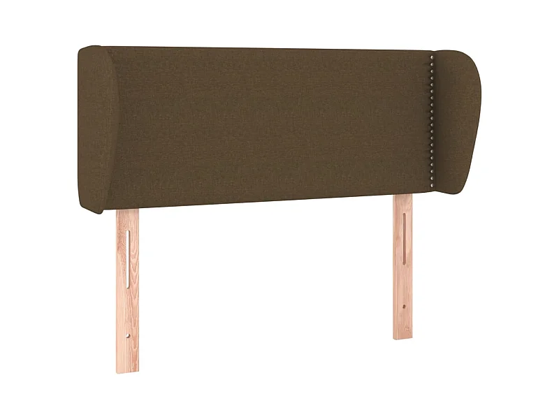 Testiera con orecchie Testa di moro 103x23x78/88 cm Tessuto