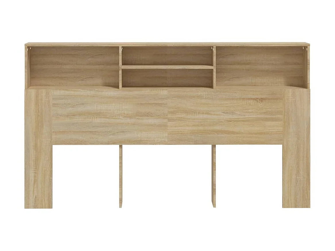 Armoire de tête de lit Chêne sonoma 180x19x103,5 cm