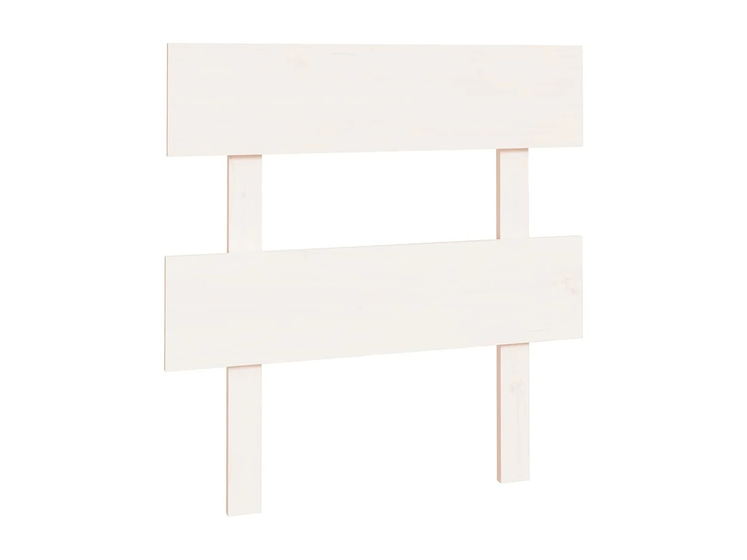 Tête de lit Blanc 103,5x3x81 cm Bois massif de pin