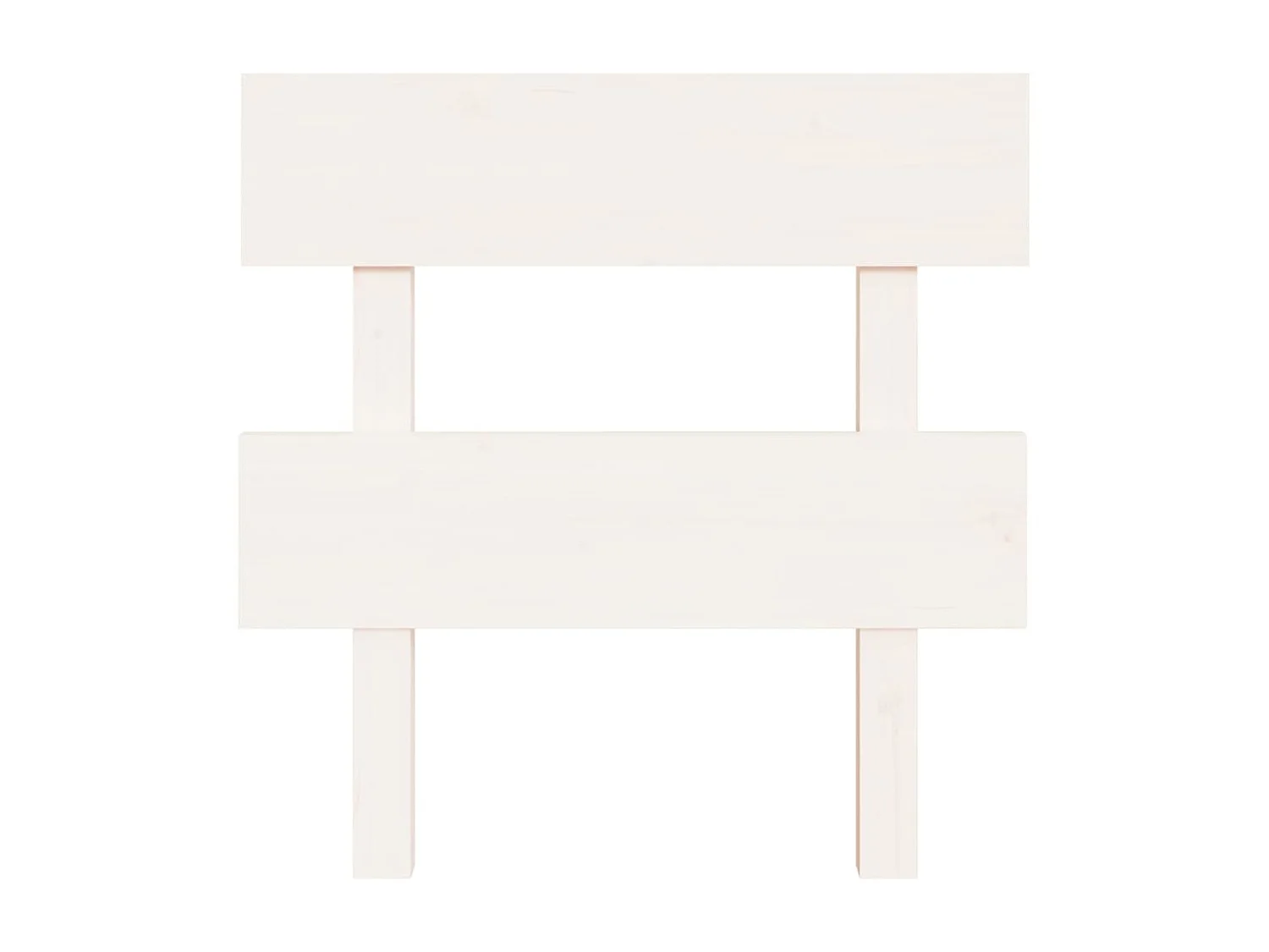 Tête de lit Blanc 103,5x3x81 cm Bois massif de pin