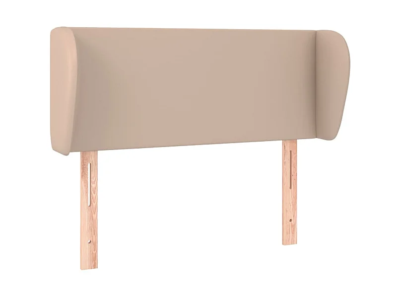 Tête de lit avec oreilles Cappuccino 103x23x78/88 cm Similicuir