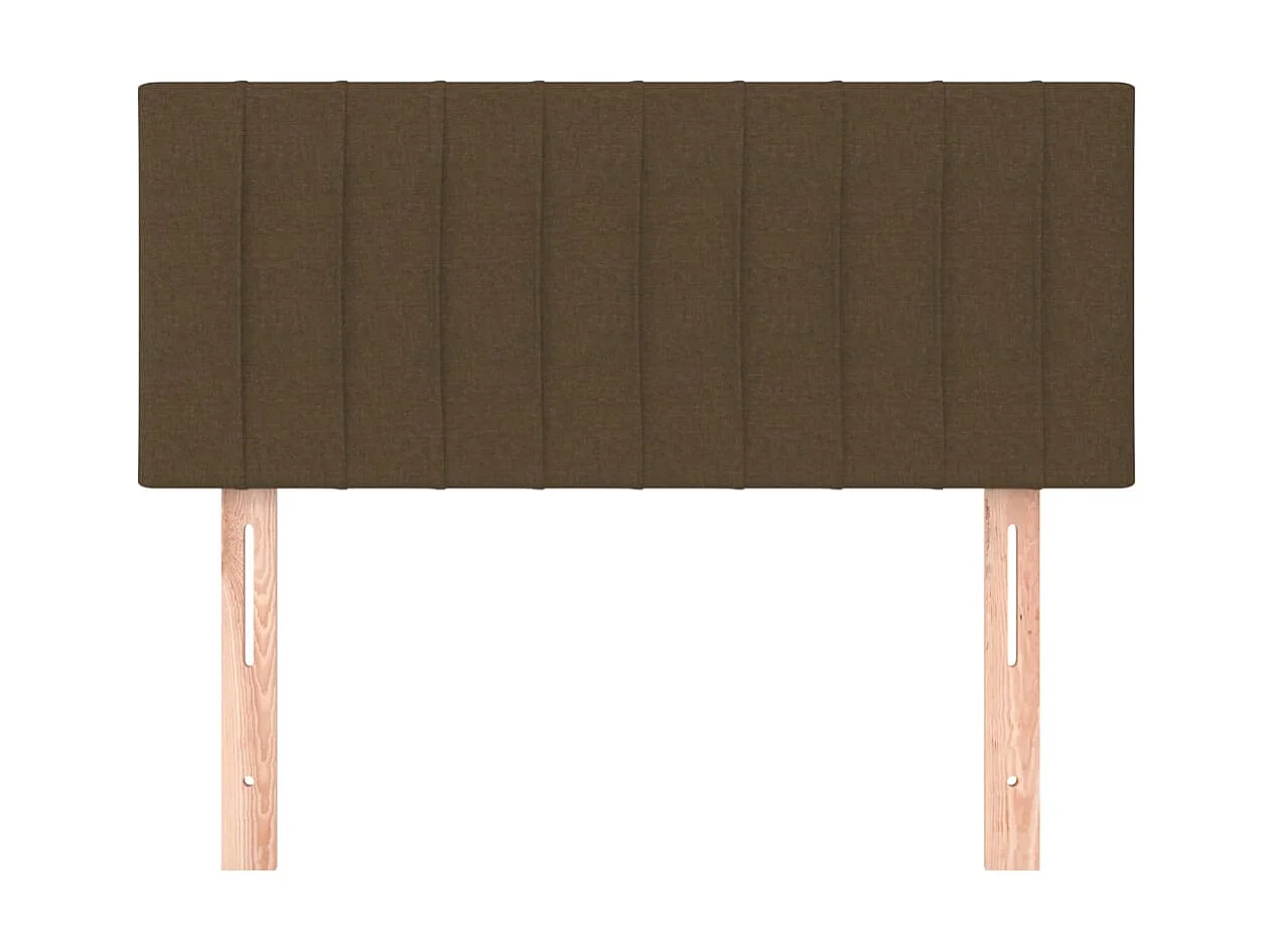 Cabecero Marrón Oscuro Tela 90x5x78/88 cm