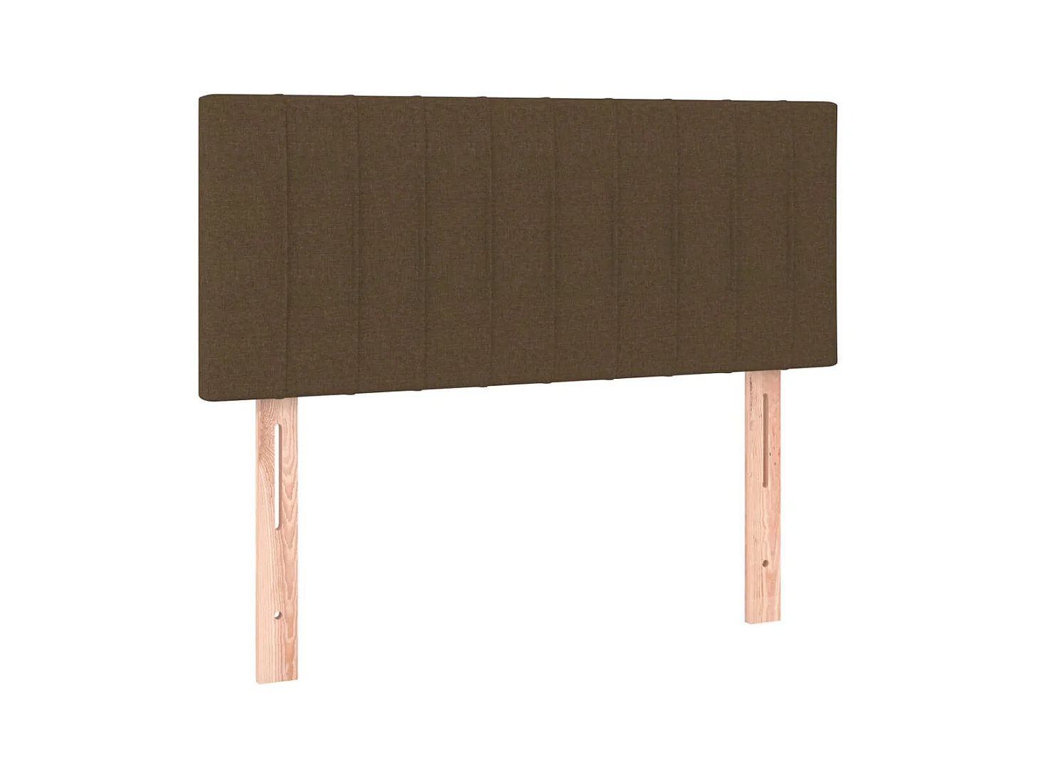 Tête de lit Marron Foncé 90x5x78/88 cm Tissu