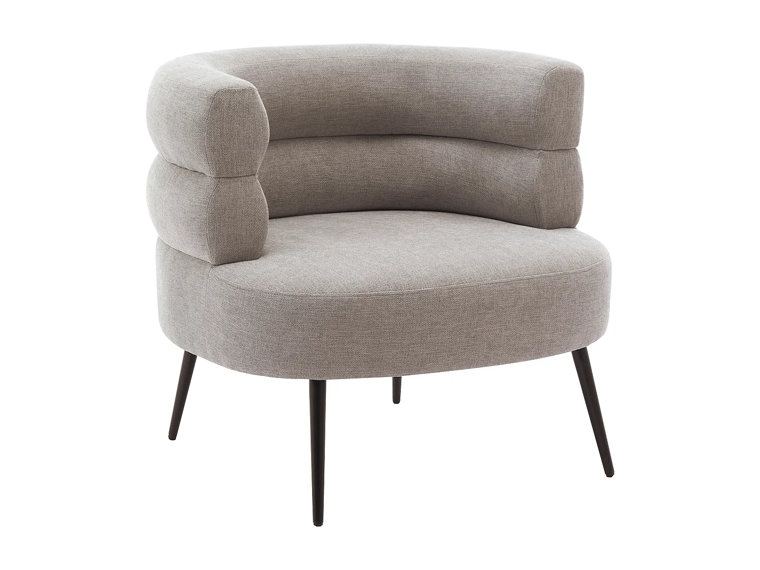 Sessel - Stoff - Grau - CAMEDO