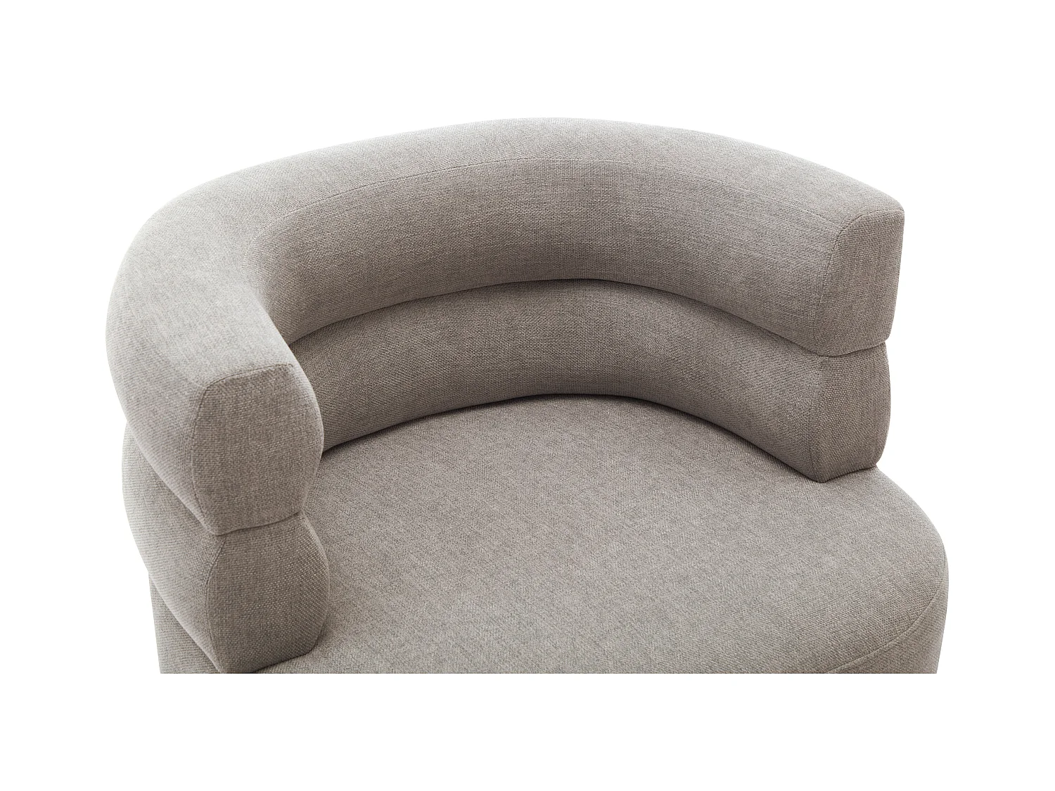 Sillón de tela gris CAMEDO