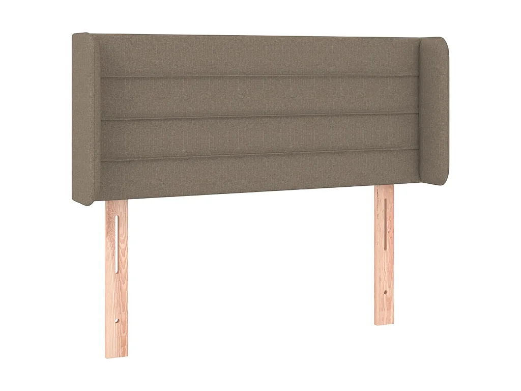 Tête de lit à LED Taupe 83x16x78/88 cm Tissu