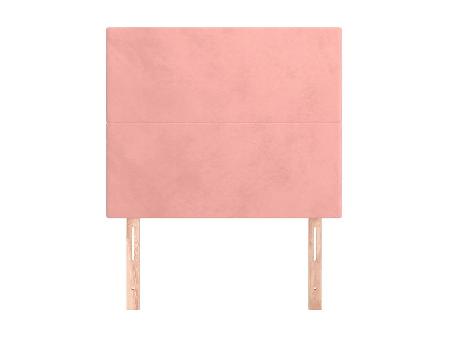 Têtes de lit 2 pcs Rose 90x5x78/88 cm Velours