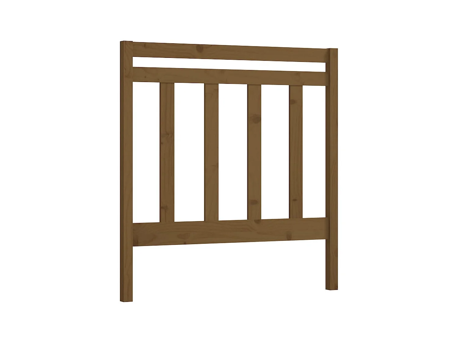 Tête de lit Marron miel 95x4x100 cm Bois massif de pin