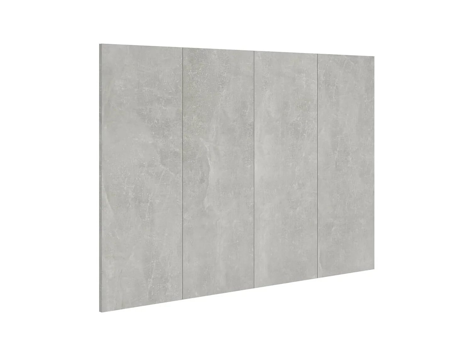 Tête de lit Gris béton 120x1,5x80 cm Bois d'ingénierie