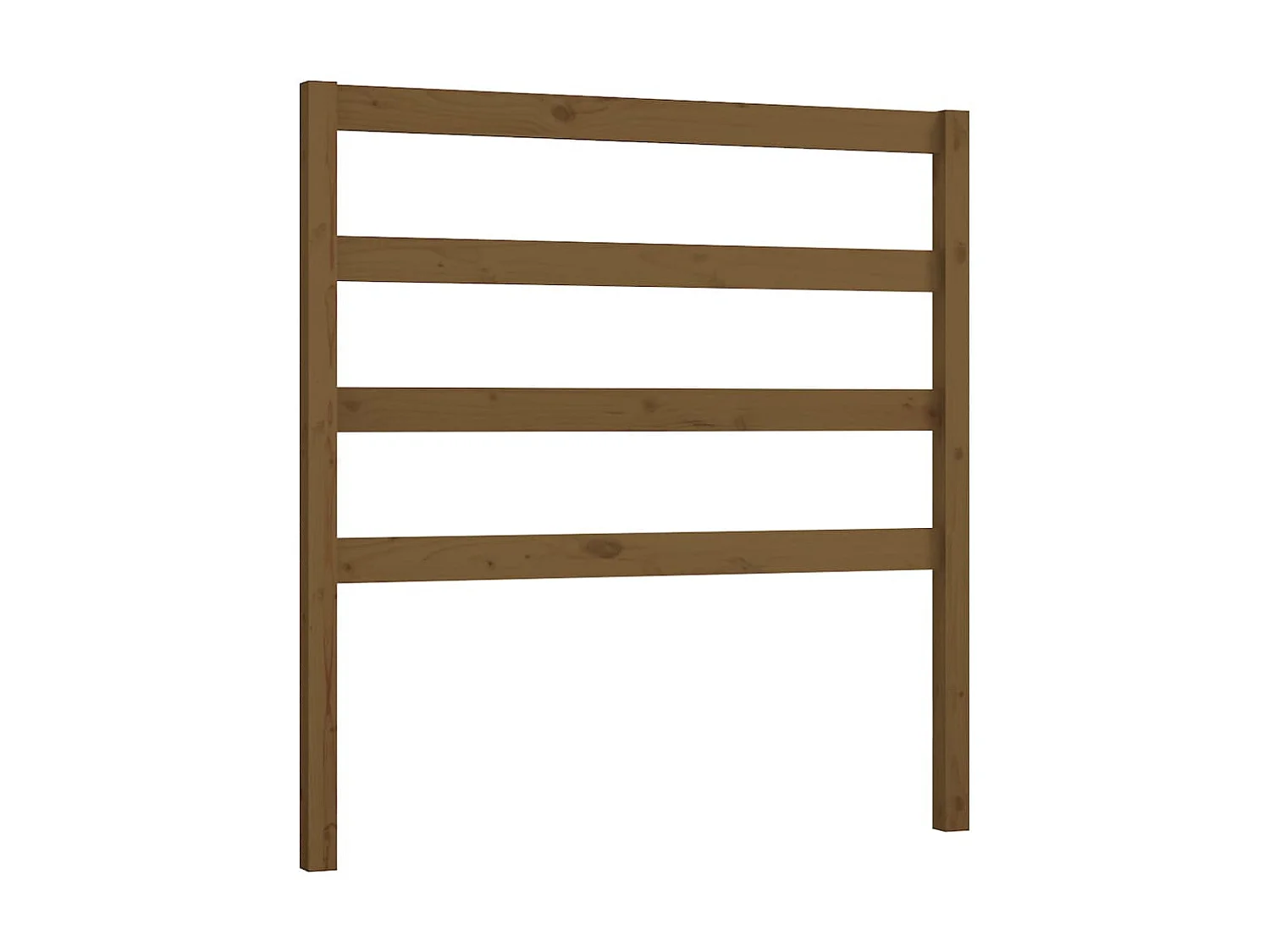 Tête de lit Marron miel 106x4x100 cm Bois massif de pin