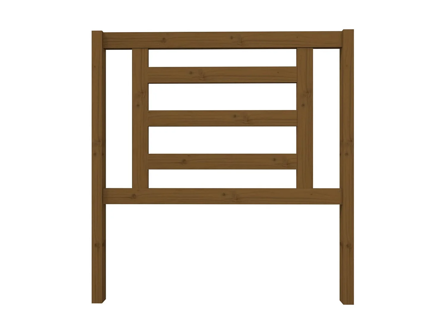 Testiera marrone miele 96x4x100 cm Legno di pino massiccio