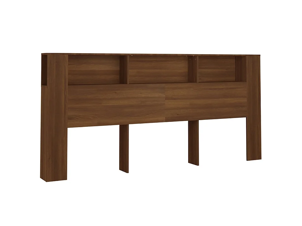 Kopfteilschrank Eiche braun 220x18,5x104,5 cm